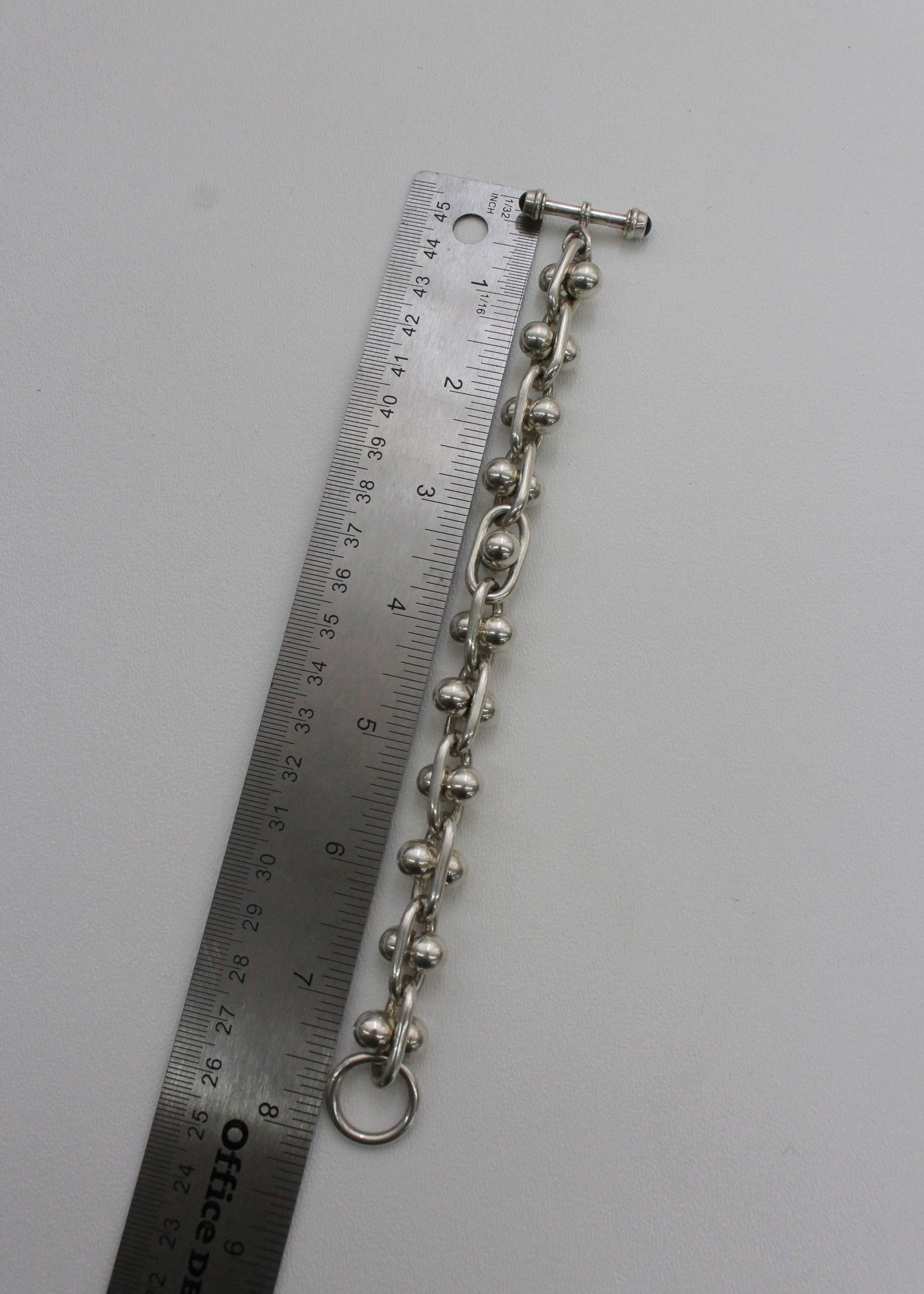 Ball Chain Sterling Silver Bracelet