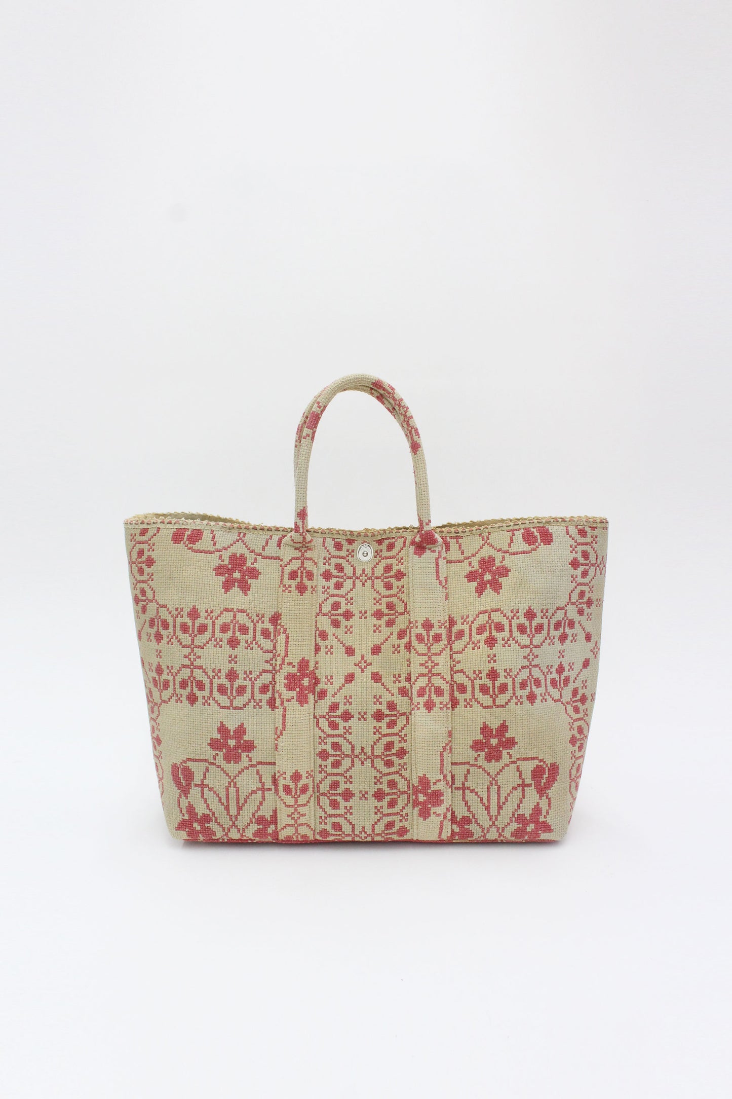 Weekend Bag M Antique overshot coverlet