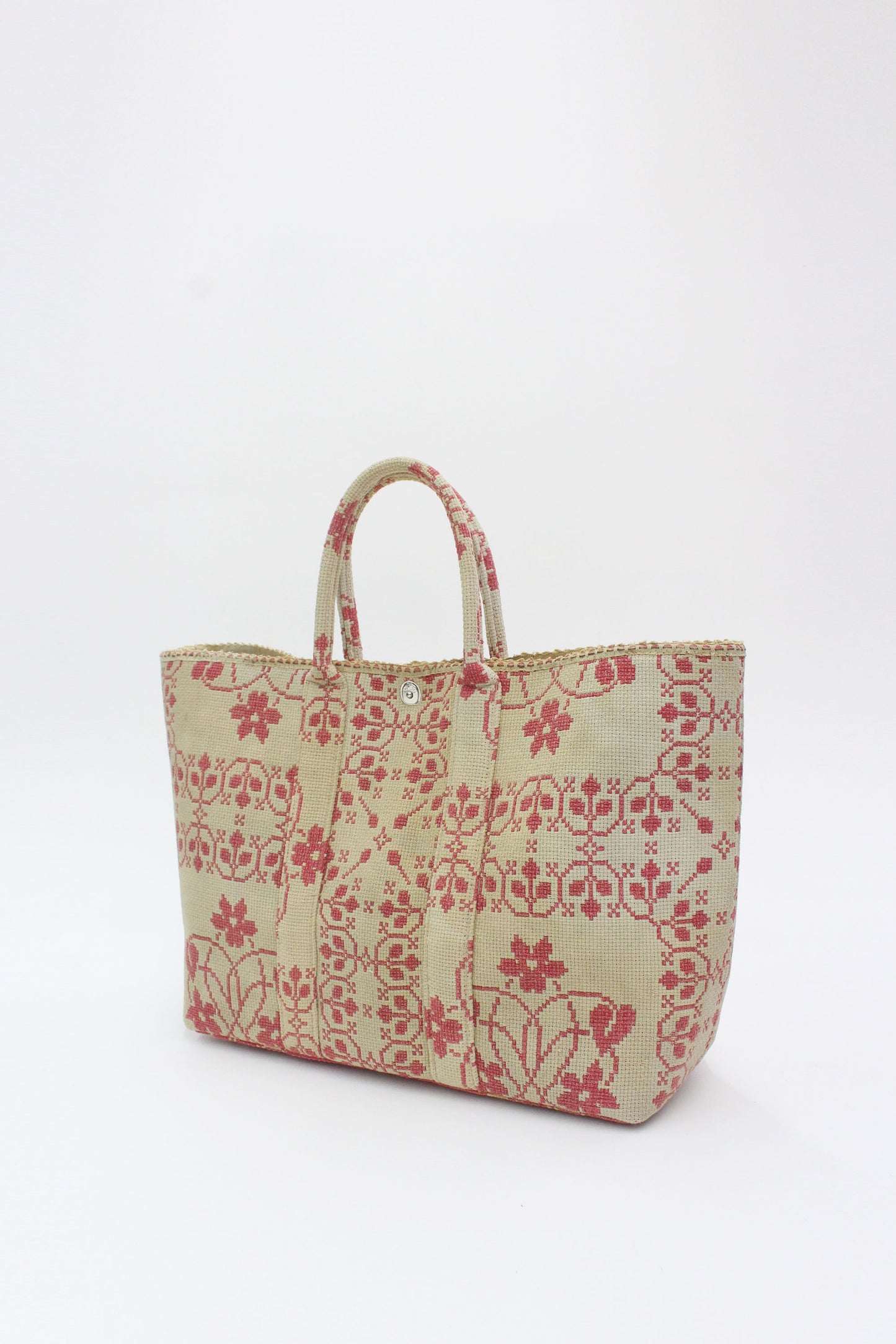 Weekend Bag M Antique overshot coverlet