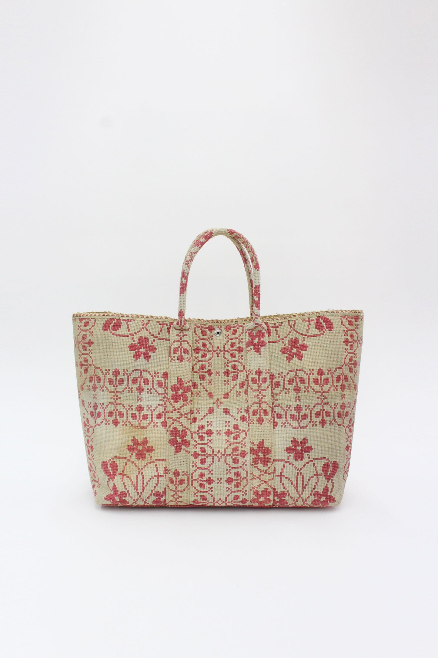 Weekend Bag M Antique overshot coverlet