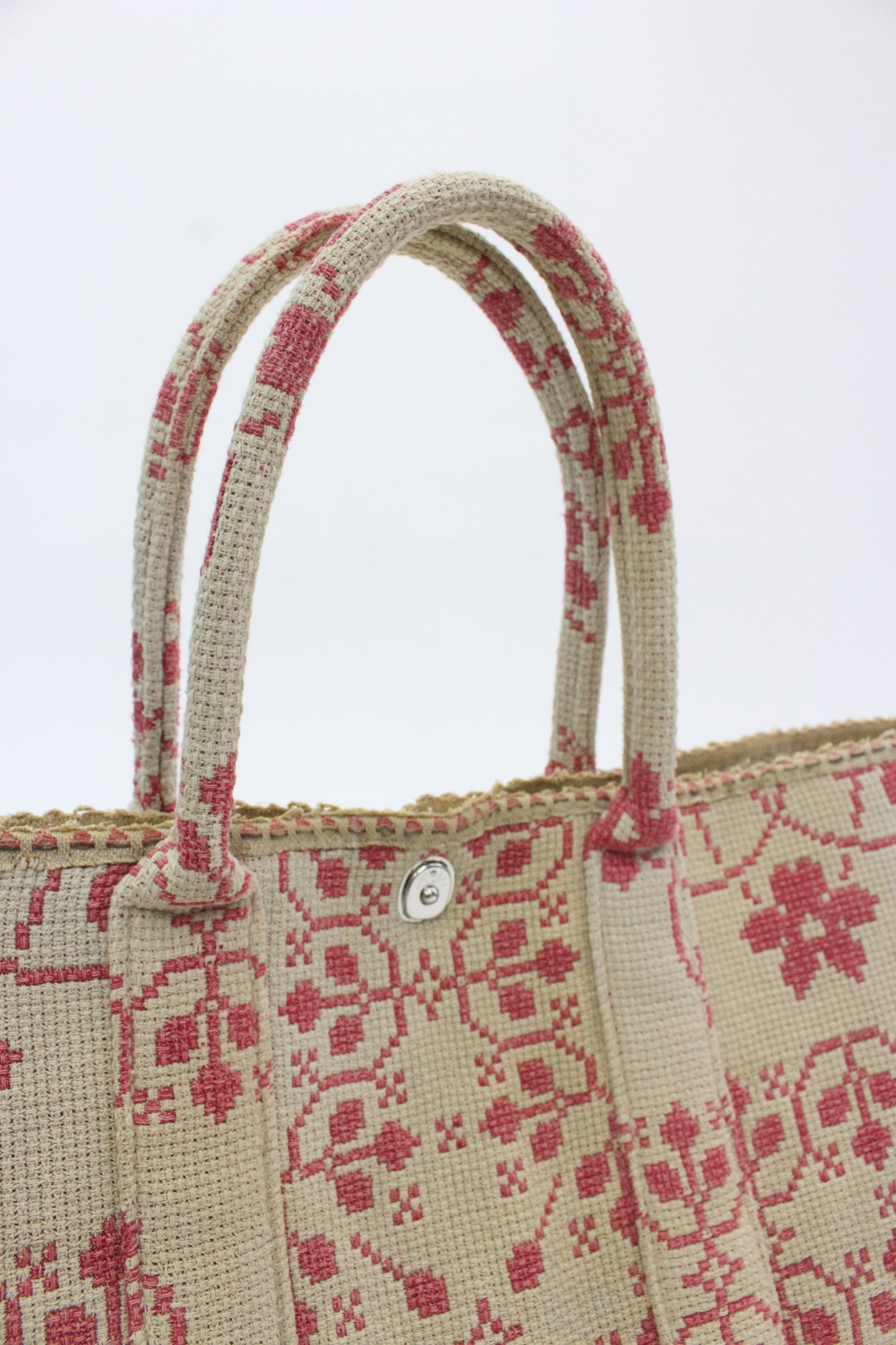 Weekend Bag M Antique overshot coverlet
