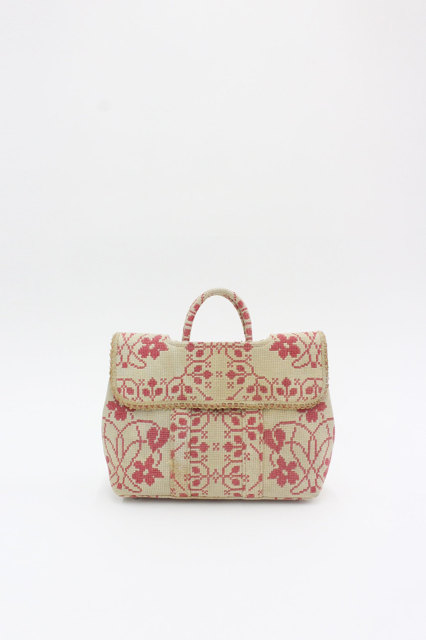 Mini Bag Antique overshot coverlet