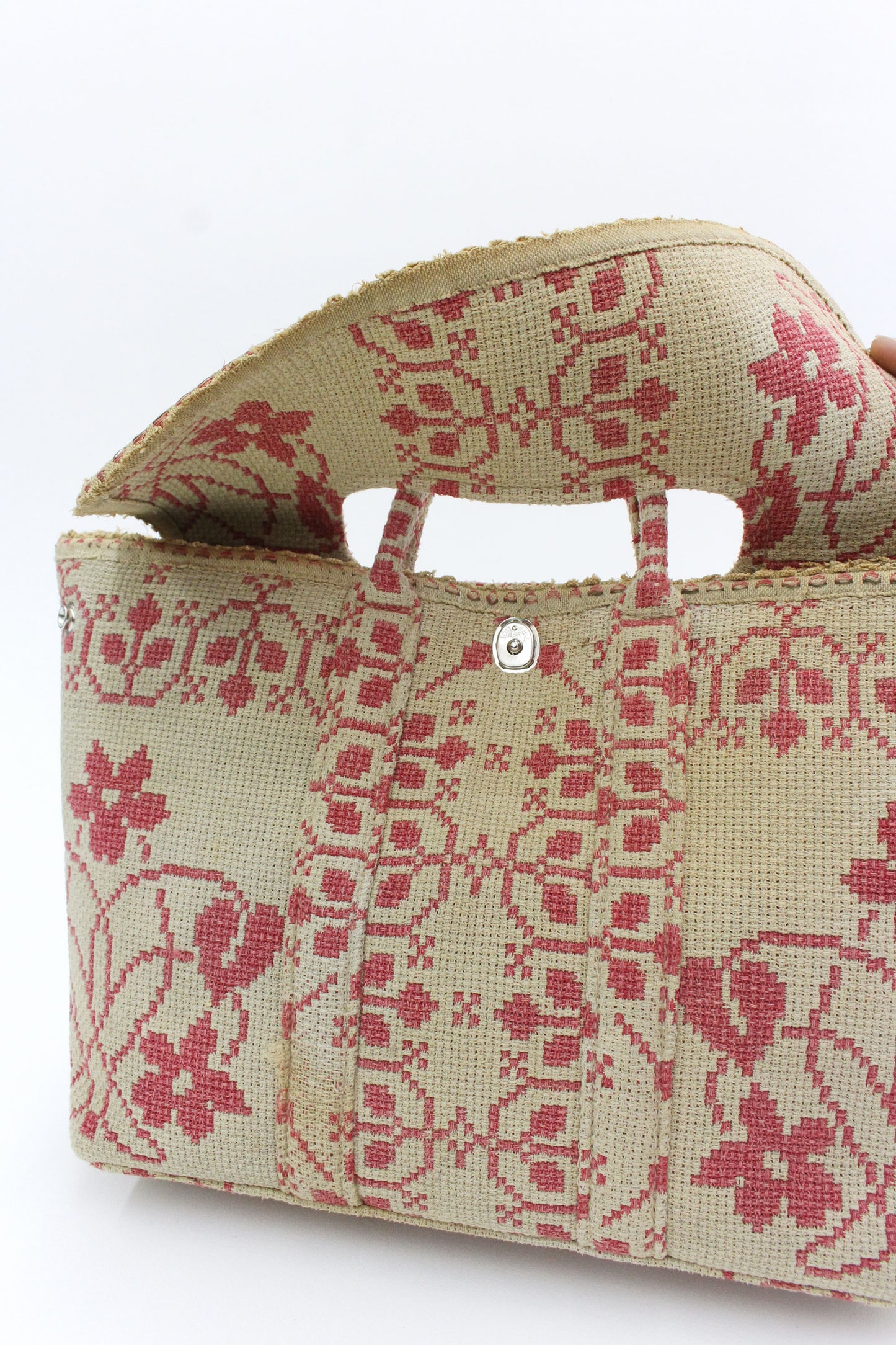 Mini Bag Antique overshot coverlet