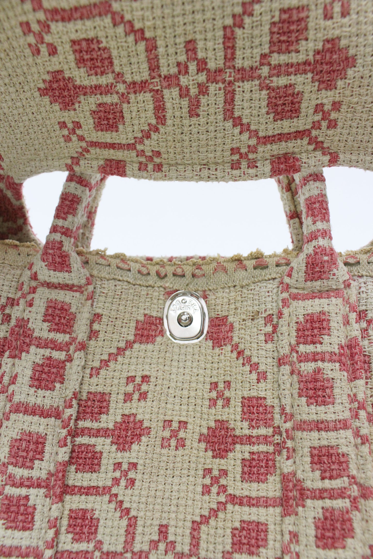 Mini Bag Antique overshot coverlet