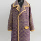 Overshot coat purple