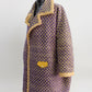 Overshot coat purple