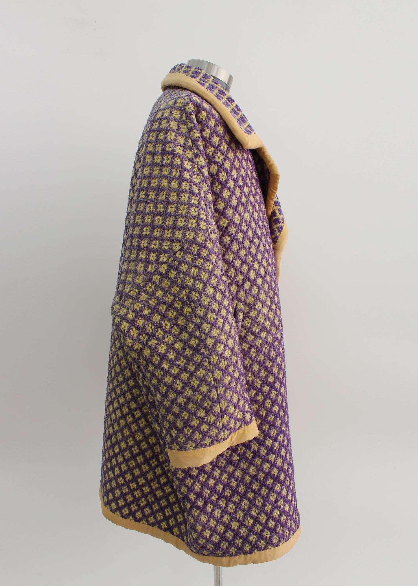 Overshot coat purple