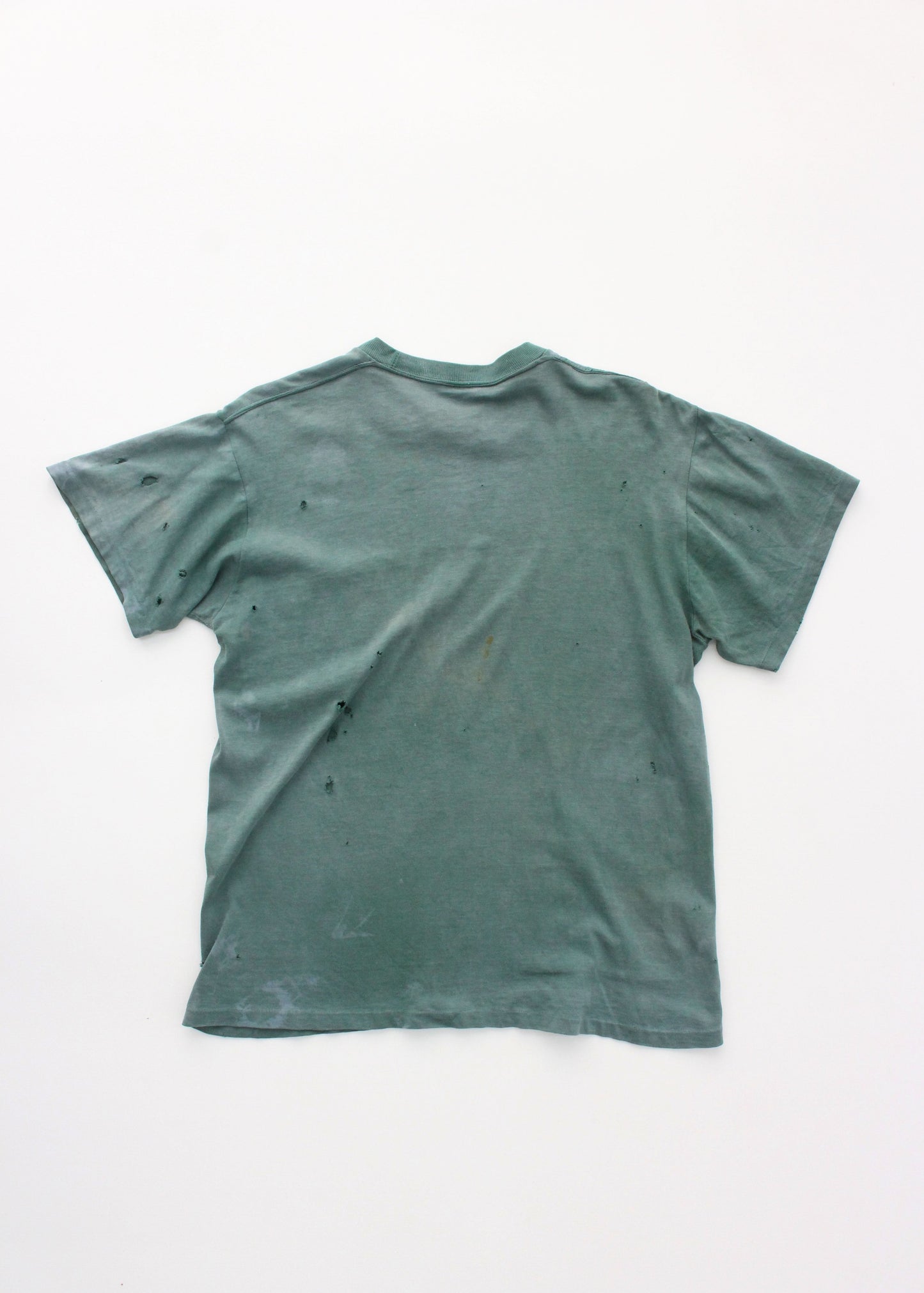 BORO Distressed Tshirt Teal