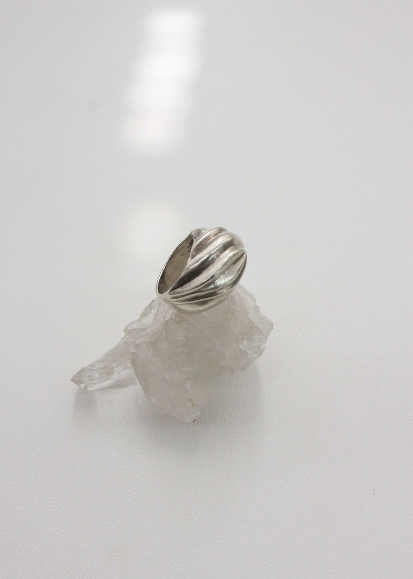 Wave Sterling Silver Ring 6