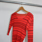 Issey Miyake Red Striped Top