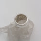 Molten Sterling Silver Ring 6.5