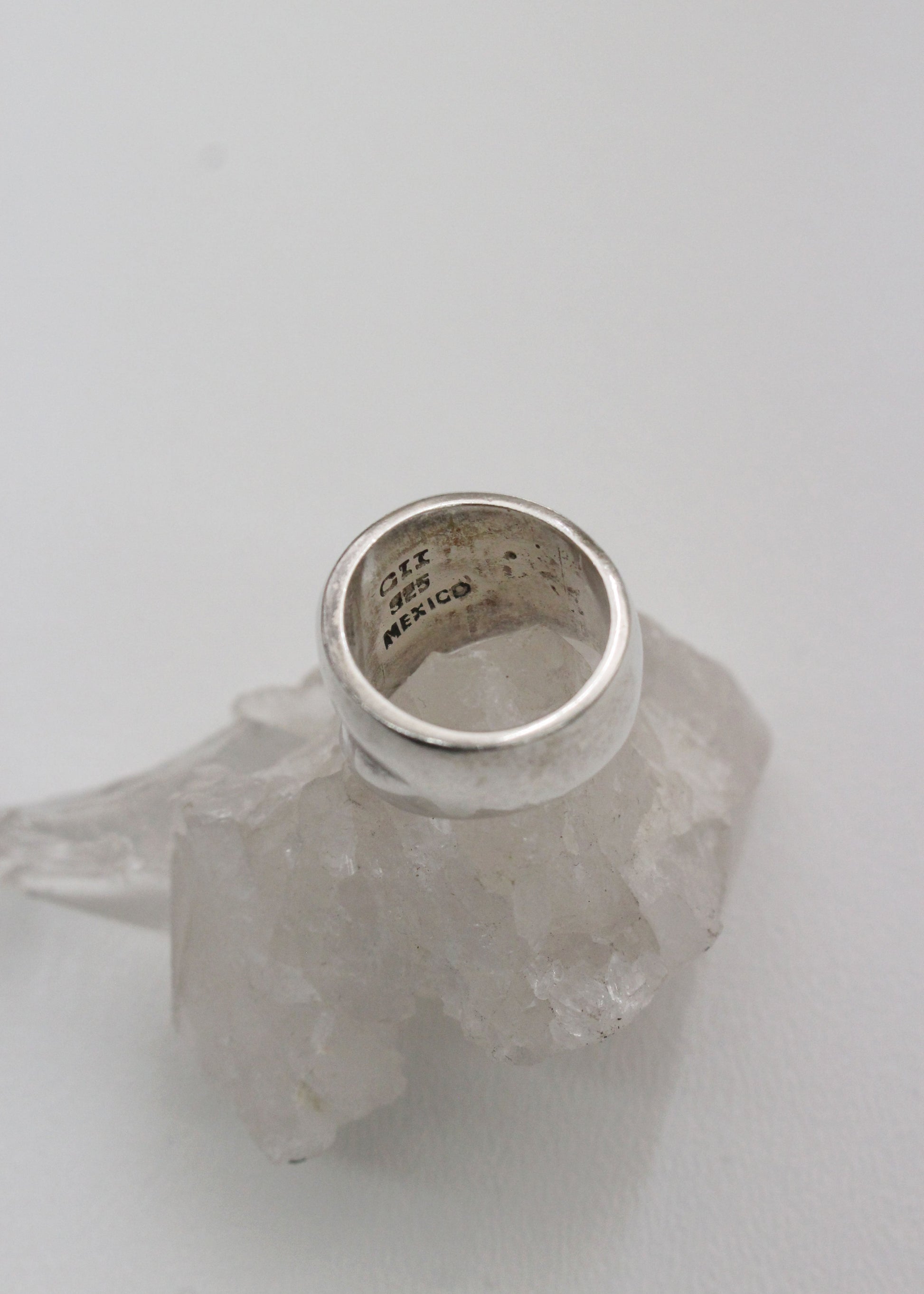 Molten Sterling Silver Ring 6.5