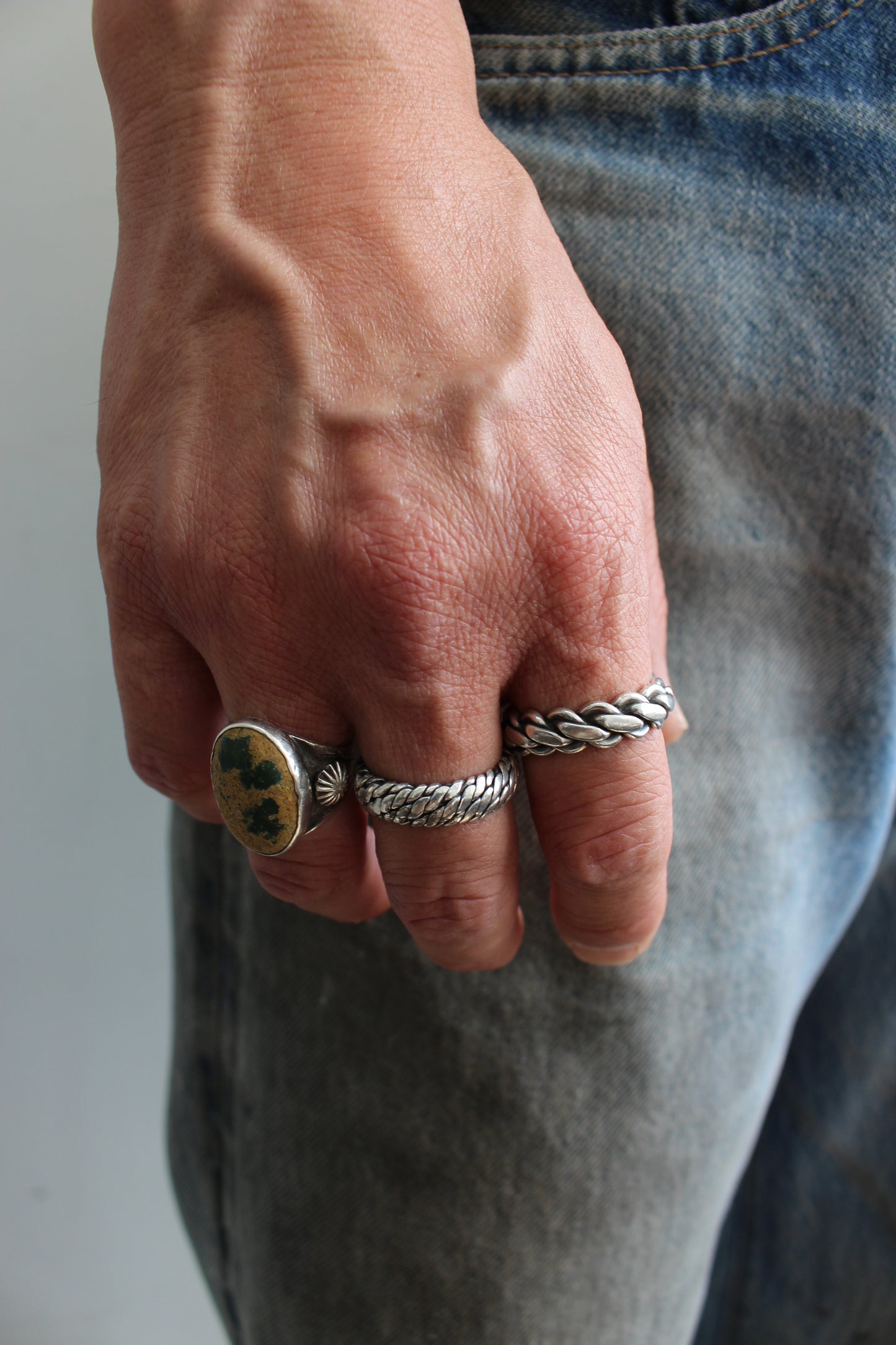 Chain Silver Ring US 9