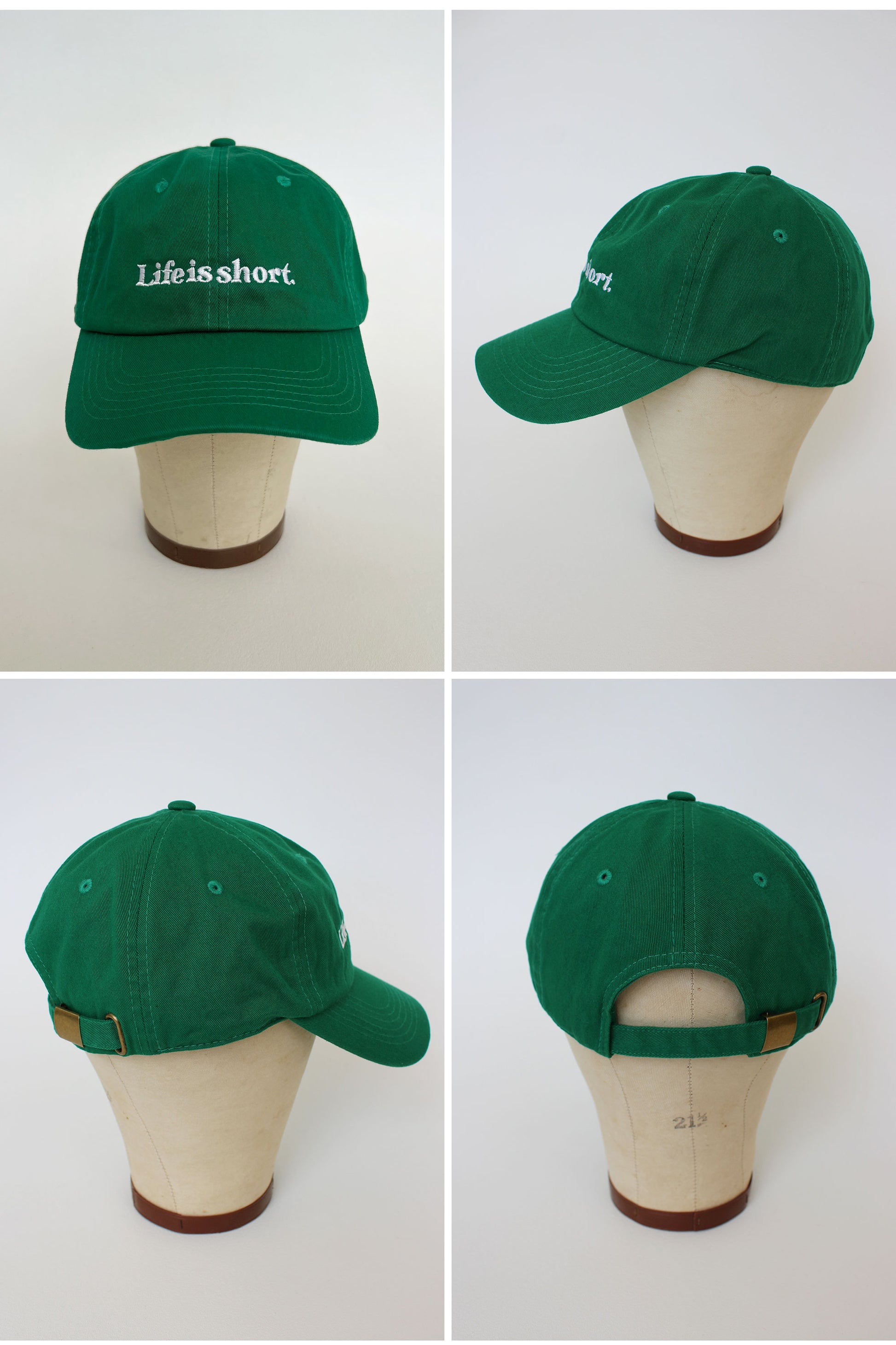 Restocked Life is short. cap