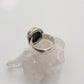 Bloodstone Sterling Silver Ring 7.5