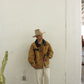 Stencil Canvas Work Jacket