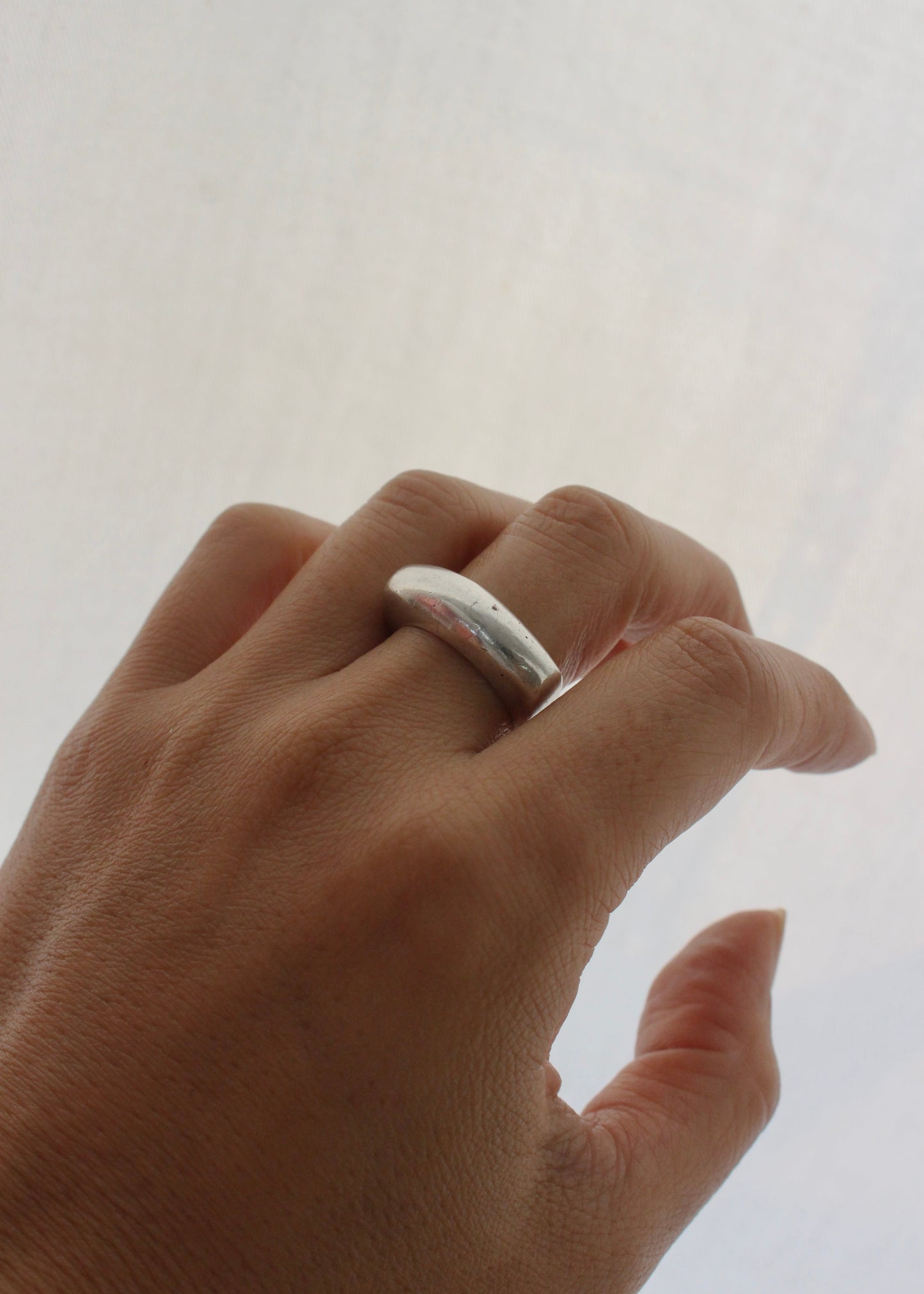 Bar Sterling Silver Ring 6
