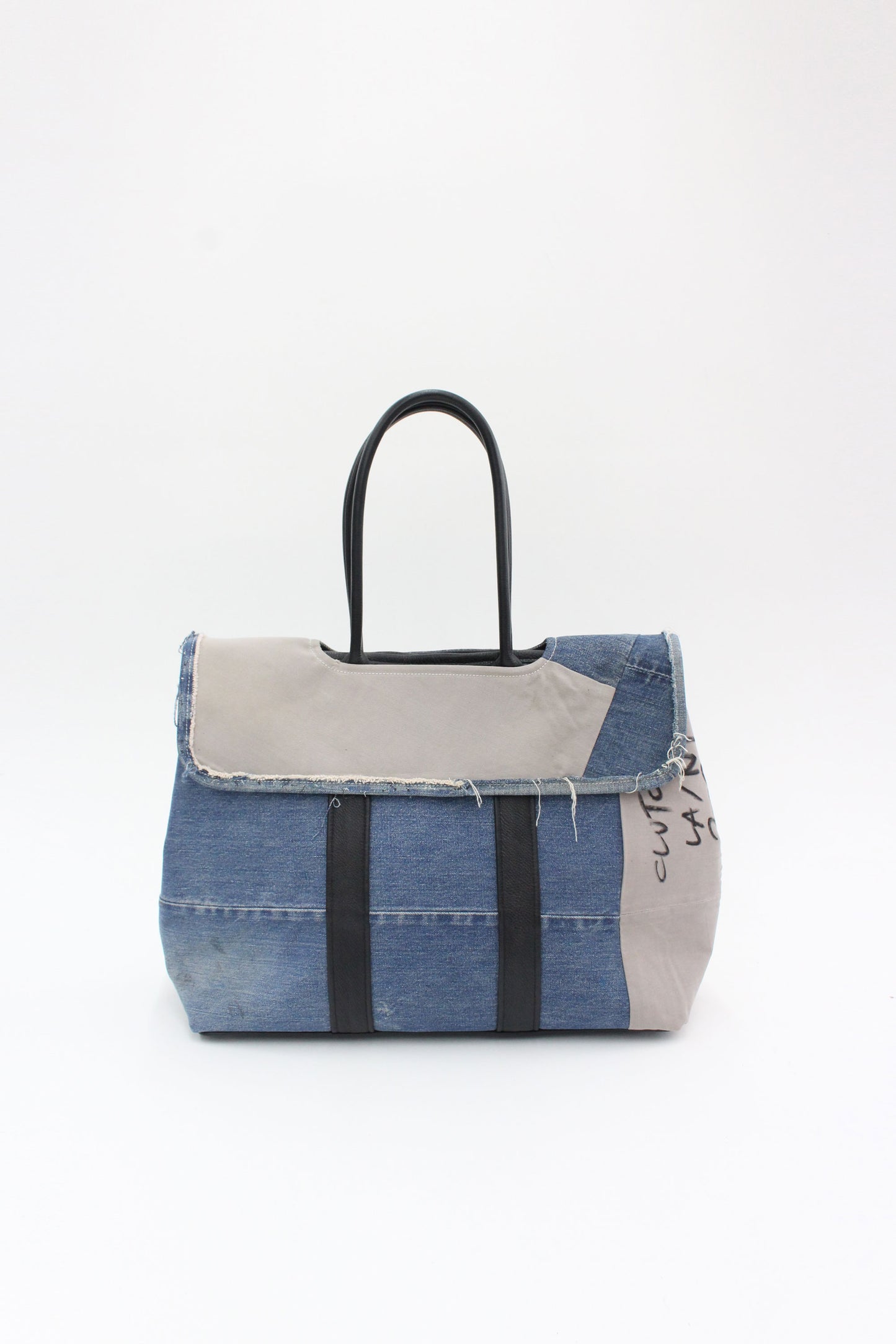 Weekend Bag M Denim quilt