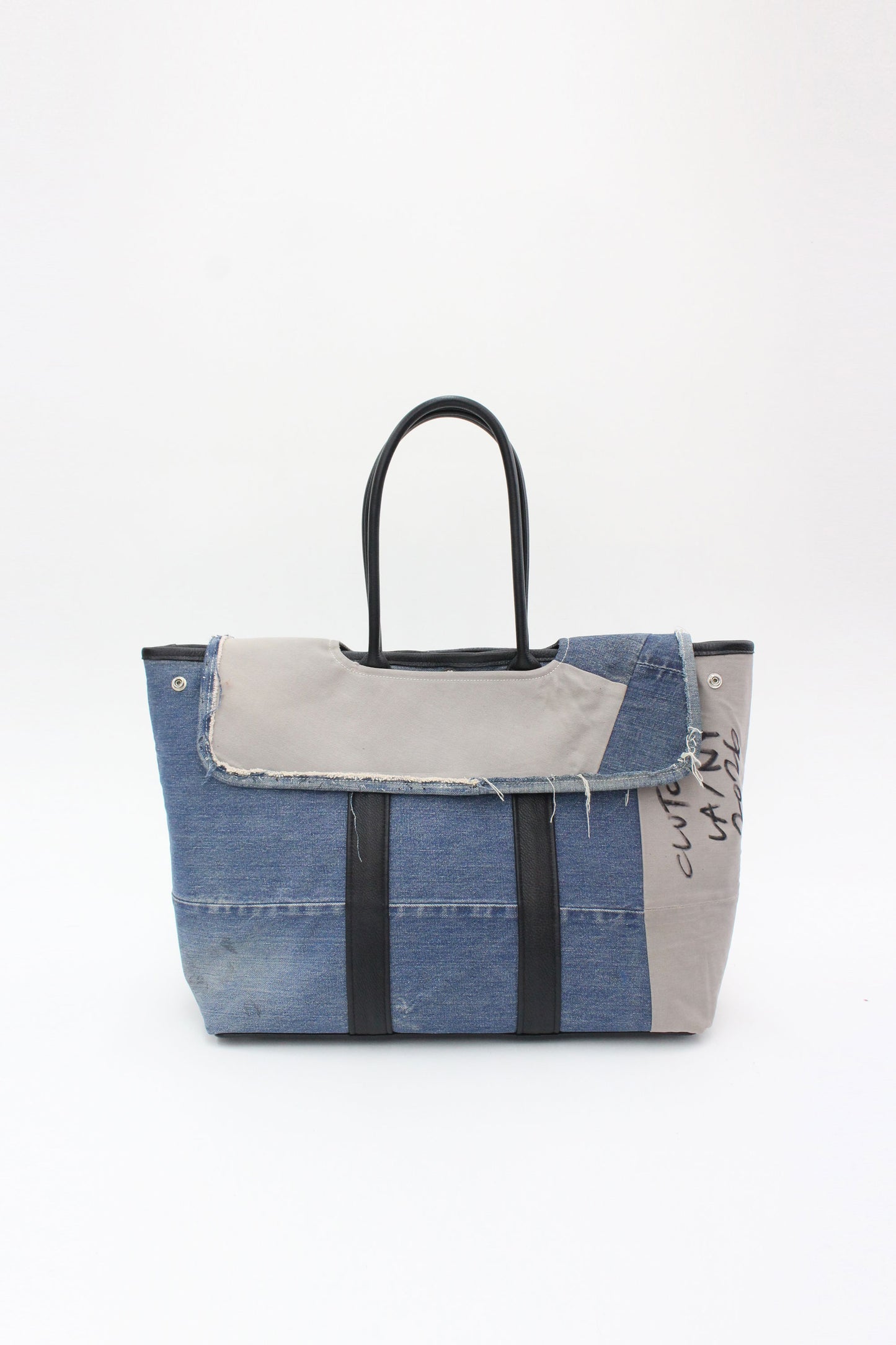 Weekend Bag M Denim quilt