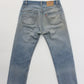 80s Distressed Levi's 501 half w34 L26