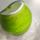 Chunky glass rings Green