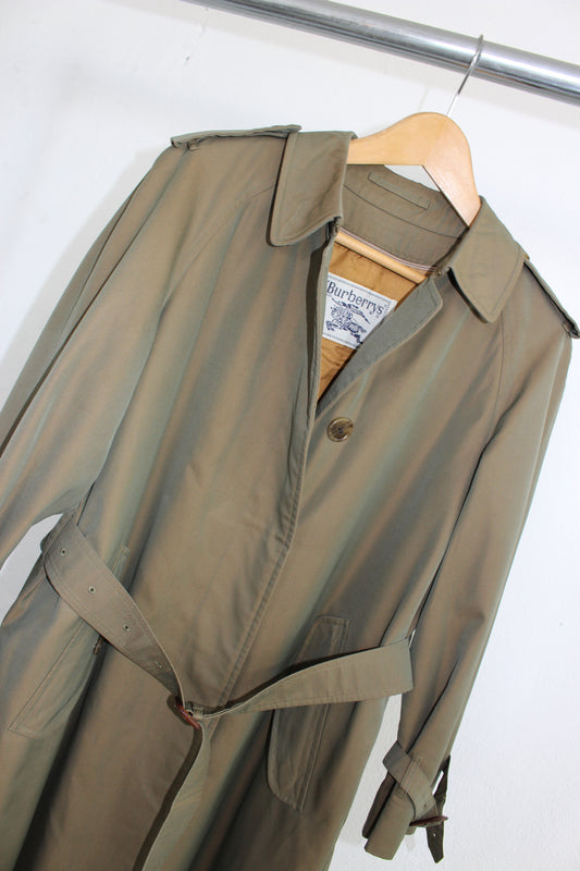 90s Burberrys' Trench Coat Iridescent