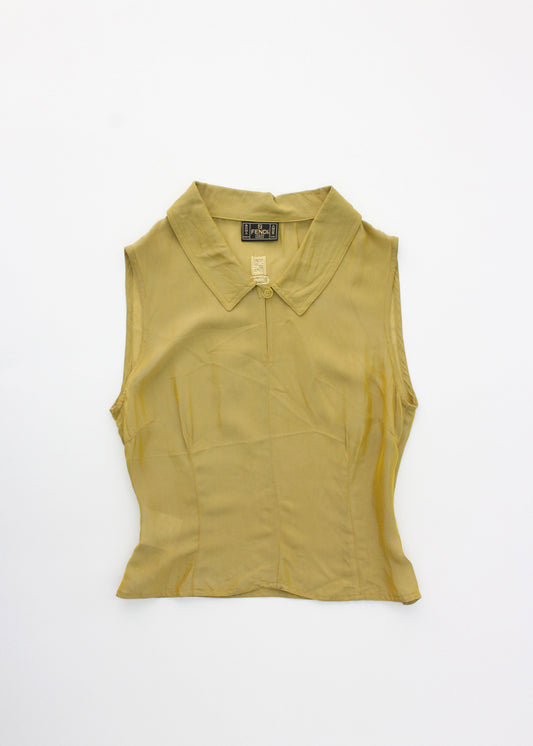 Fendi Sheer Sleeveless Top