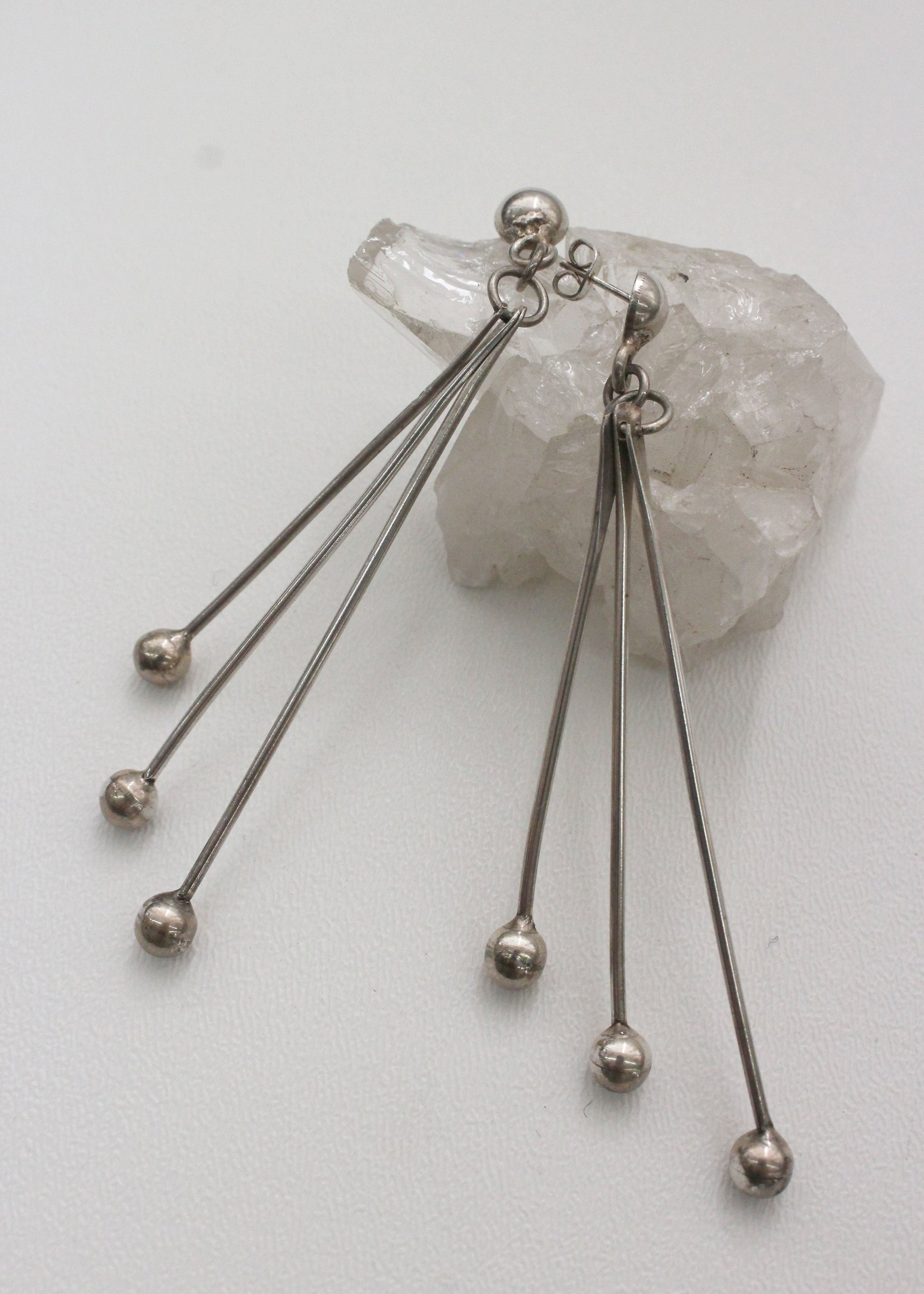 Pendulum Sterling Silver earrings