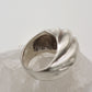 Wave Sterling Silver Ring 6