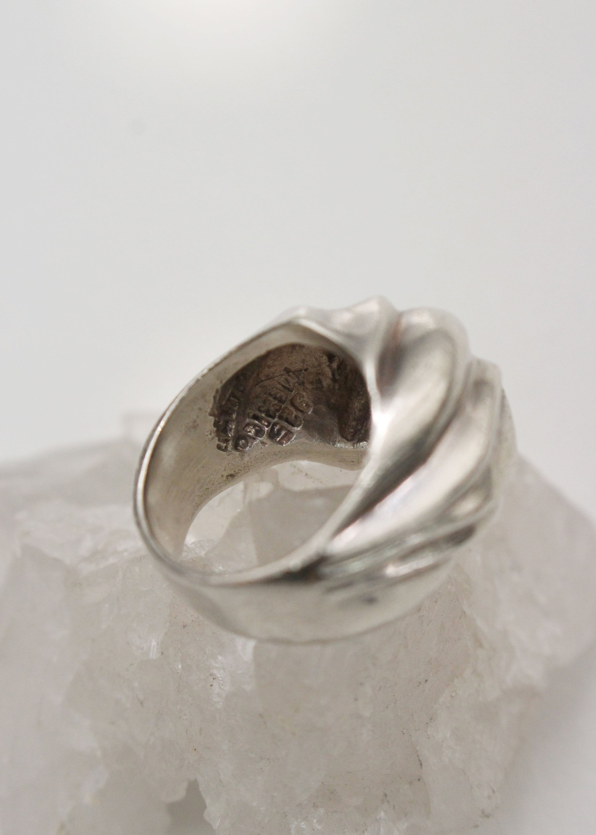 Wave Sterling Silver Ring 6