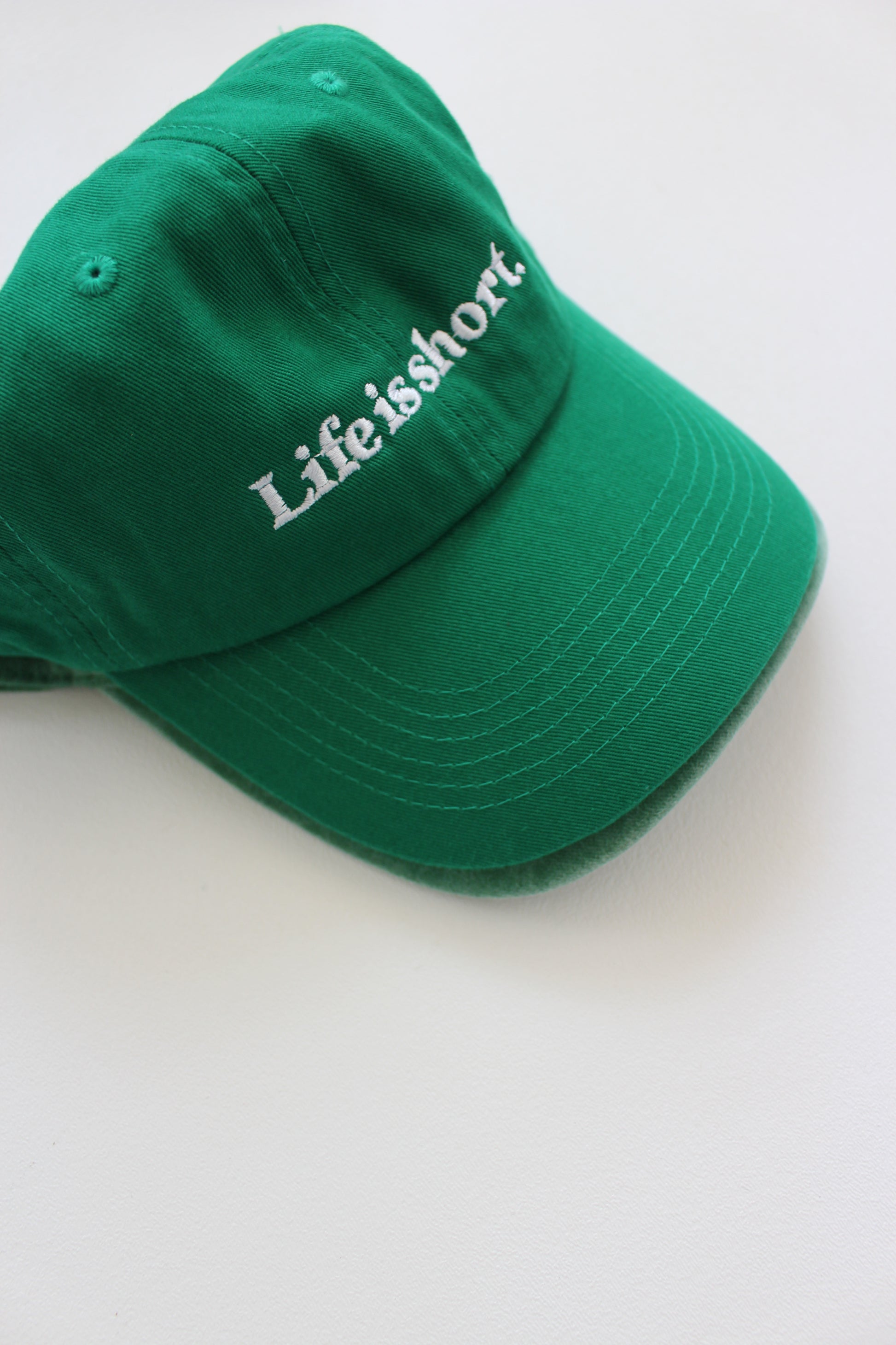 Restocked Life is short. cap