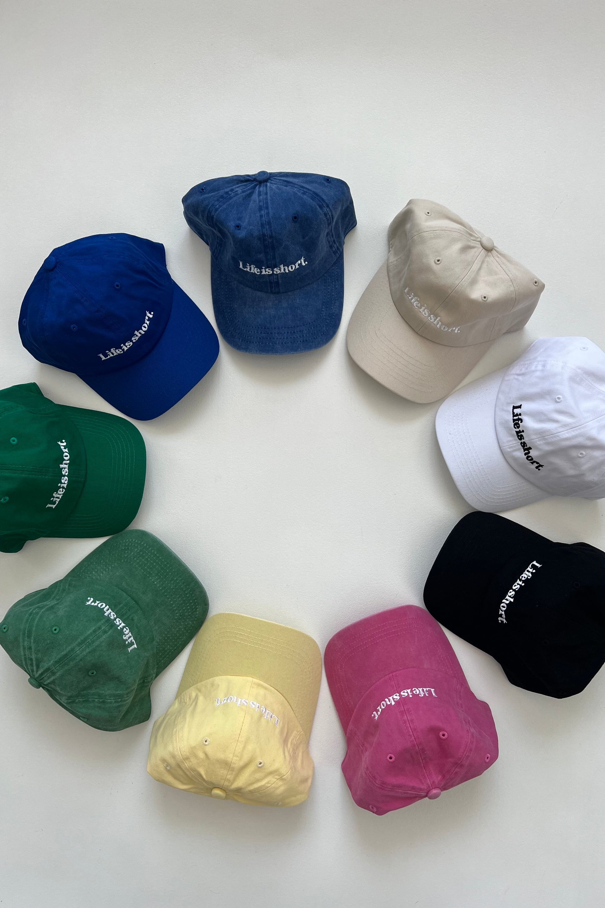 Restocked Life is short. cap