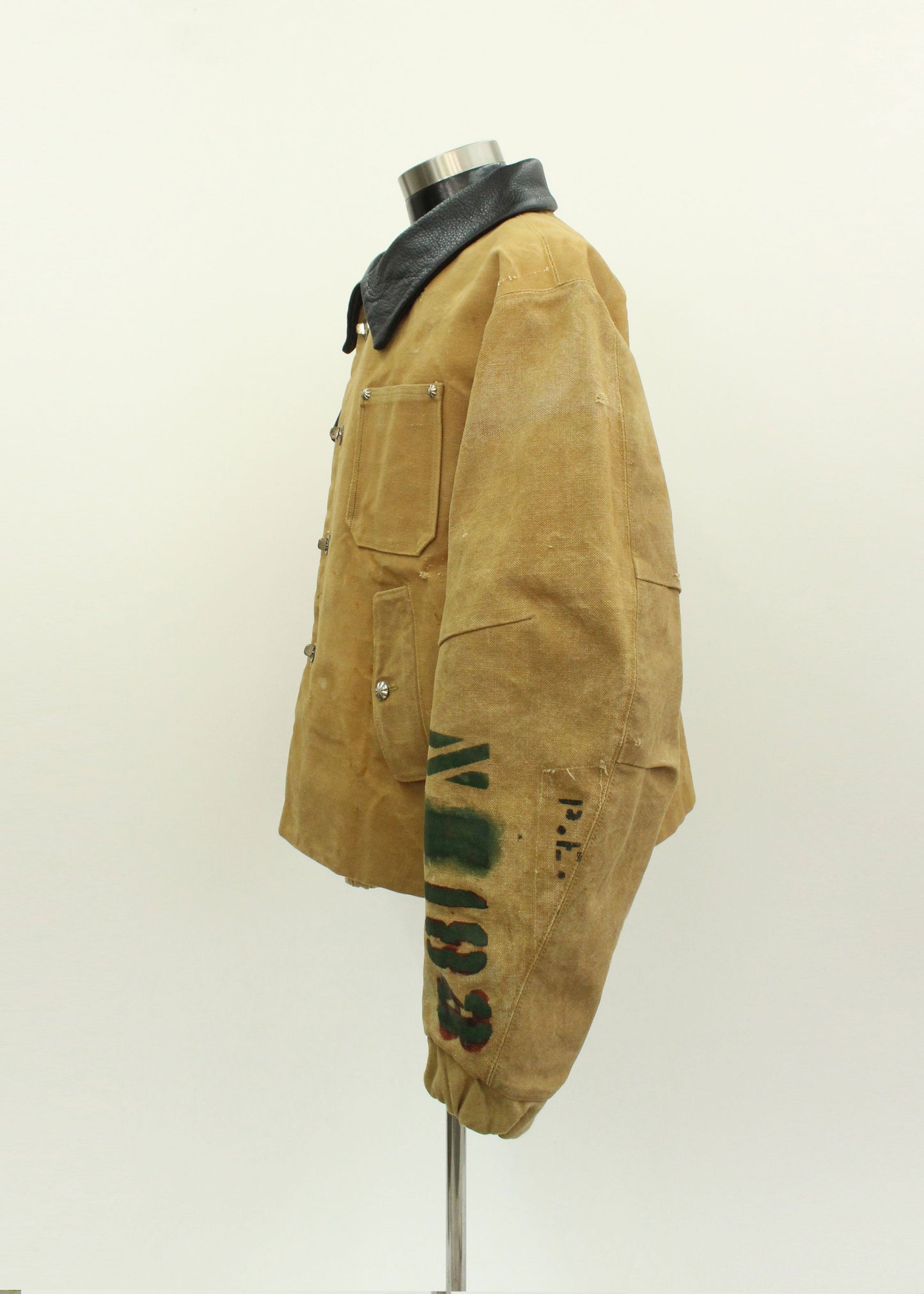 Stencil Canvas Work Jacket