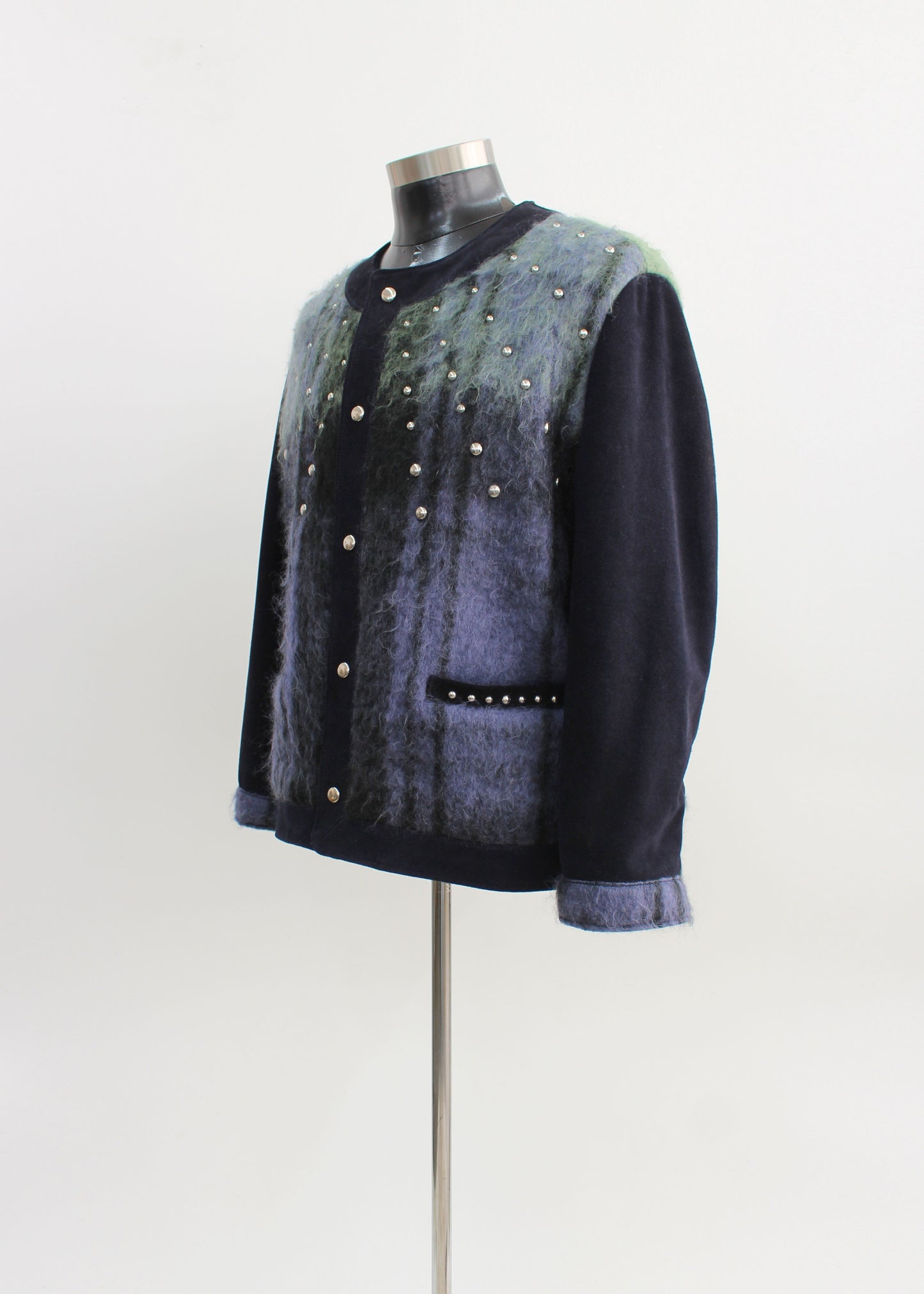 Mohair studs Jacket